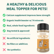 PEANUT BUTTER DOG FOOD TOPPER CASE (12CT)