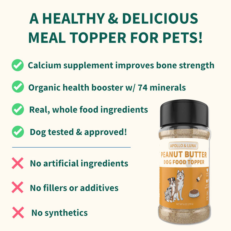 PEANUT BUTTER DOG FOOD TOPPER CASE (12CT)