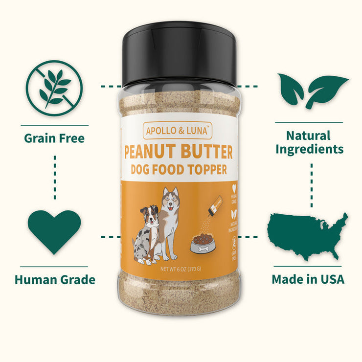 PEANUT BUTTER DOG FOOD TOPPER CASE (12CT)